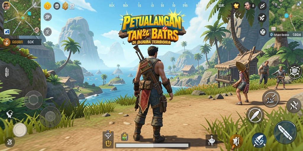 Tampilan gameplay Open World yang memukau dan penuh petualangan.