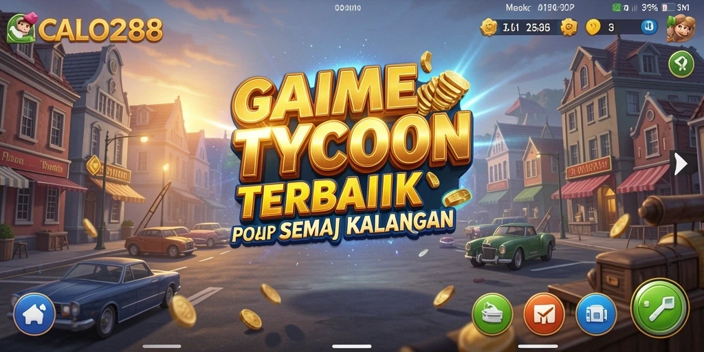 Tampilan aksi seru dalam <strong>CALO288</strong> saat menjalankan strategi bisnis Tycoon.