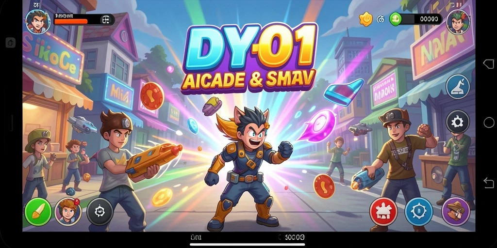 Screenshot gameplay DY01 dengan visual menawan dan tantangan seru.