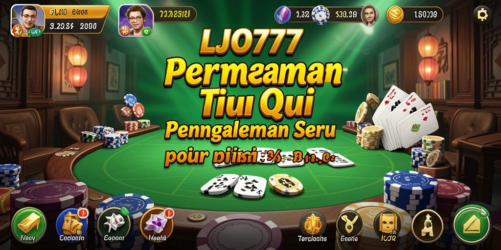 Tampilan gameplay QiuQiu di LJO777 yang menarik dan interaktif.