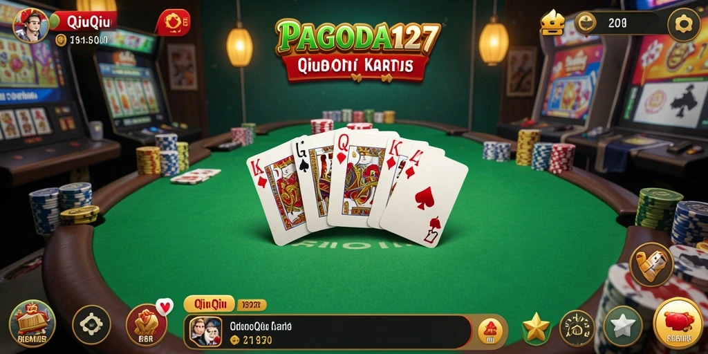 Tampilan gameplay QiuQiu yang menarik dan seru.