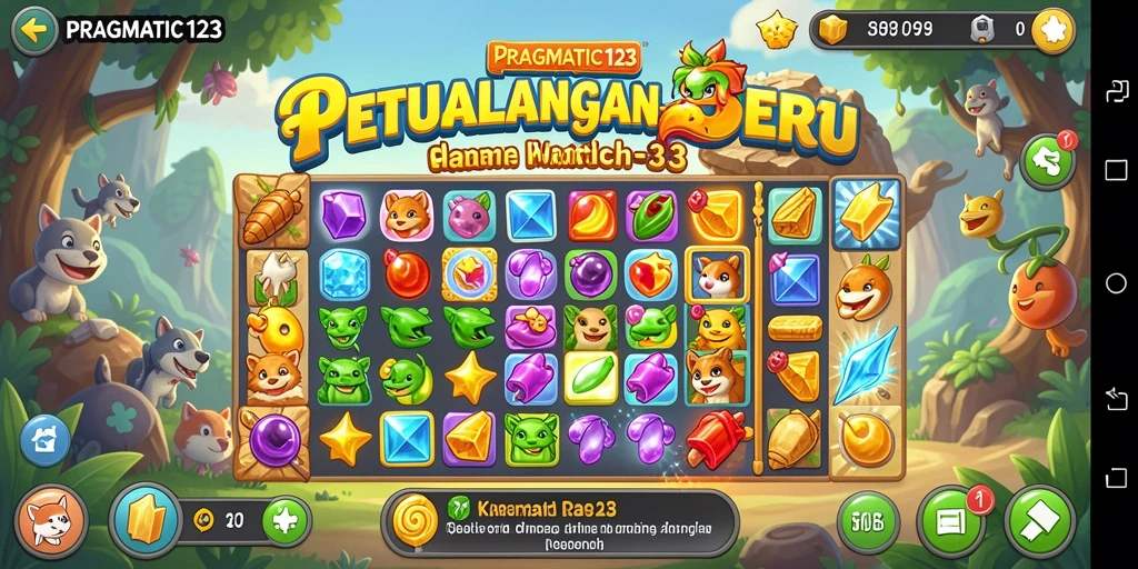 Screenshot gameplay <strong>PRAGMATIC123</strong> yang penuh warna dan seru.