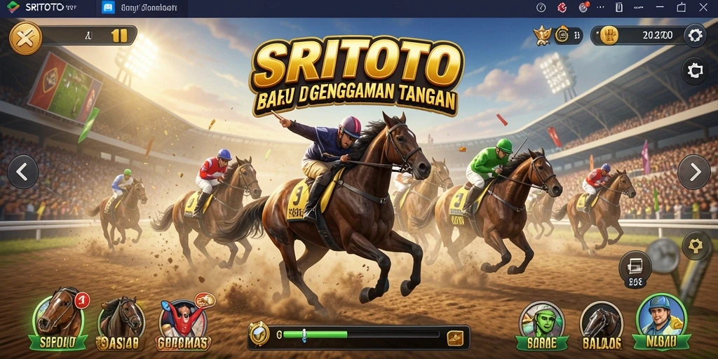 Tampilan menarik gameplay balap mobil di SRITOTO.