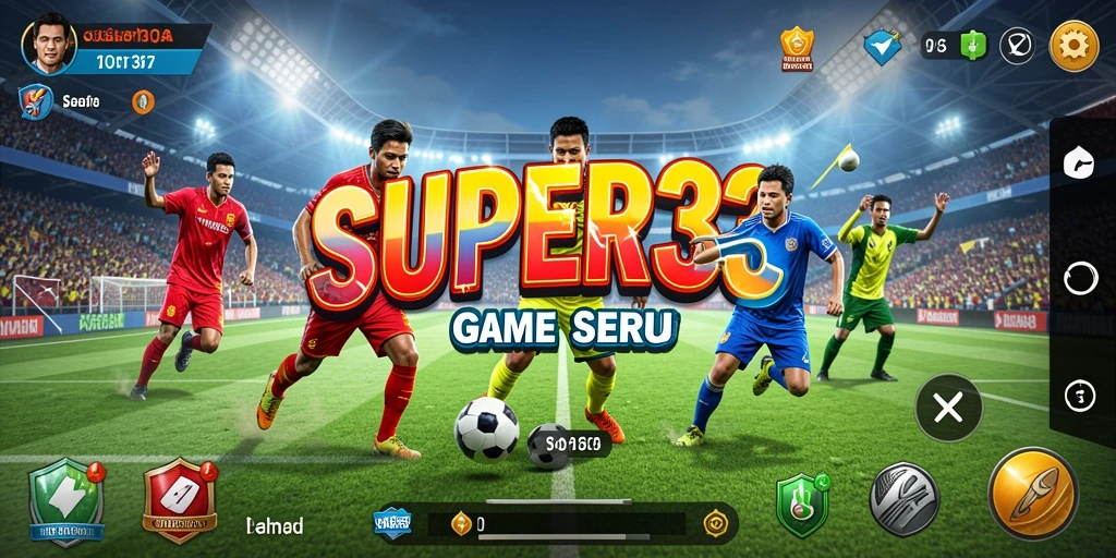 Tampilan aksi seru dalam gameplay olahraga SUPER33.