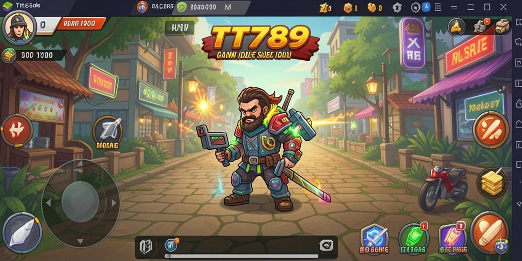 Tampilan gameplay TT789 yang memukau dan penuh warna.
