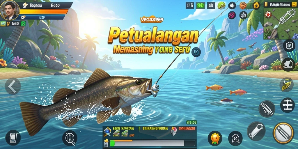 Tangkapan ikan besar dalam gameplay VEGAS969 yang mendebarkan.